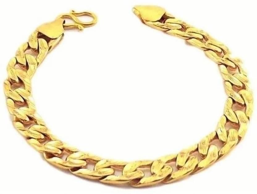 18 K Gold Plated Cuban Bracelet Men