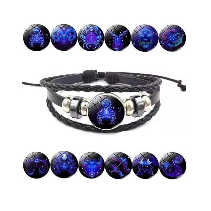Handmade Guardian Bracelet Black Leather Bracelet Adjustable