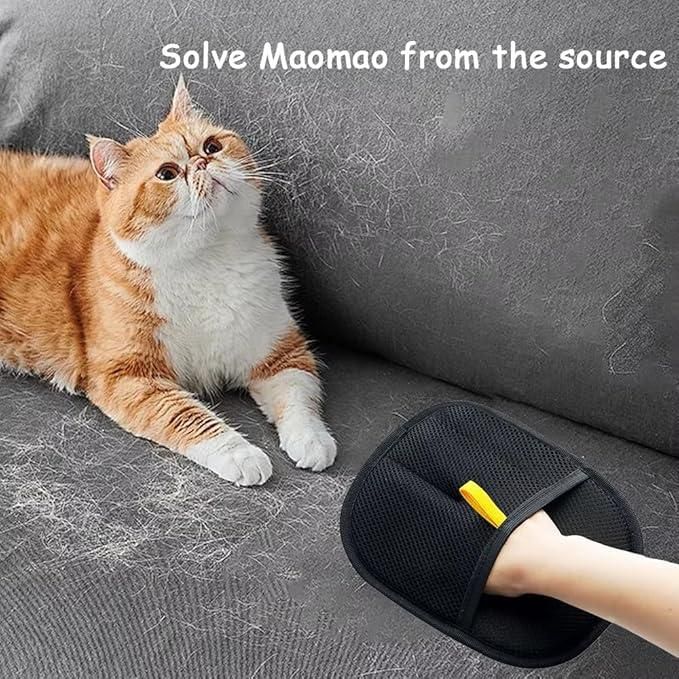 Pet Hair Removal Gloves Pack of 2