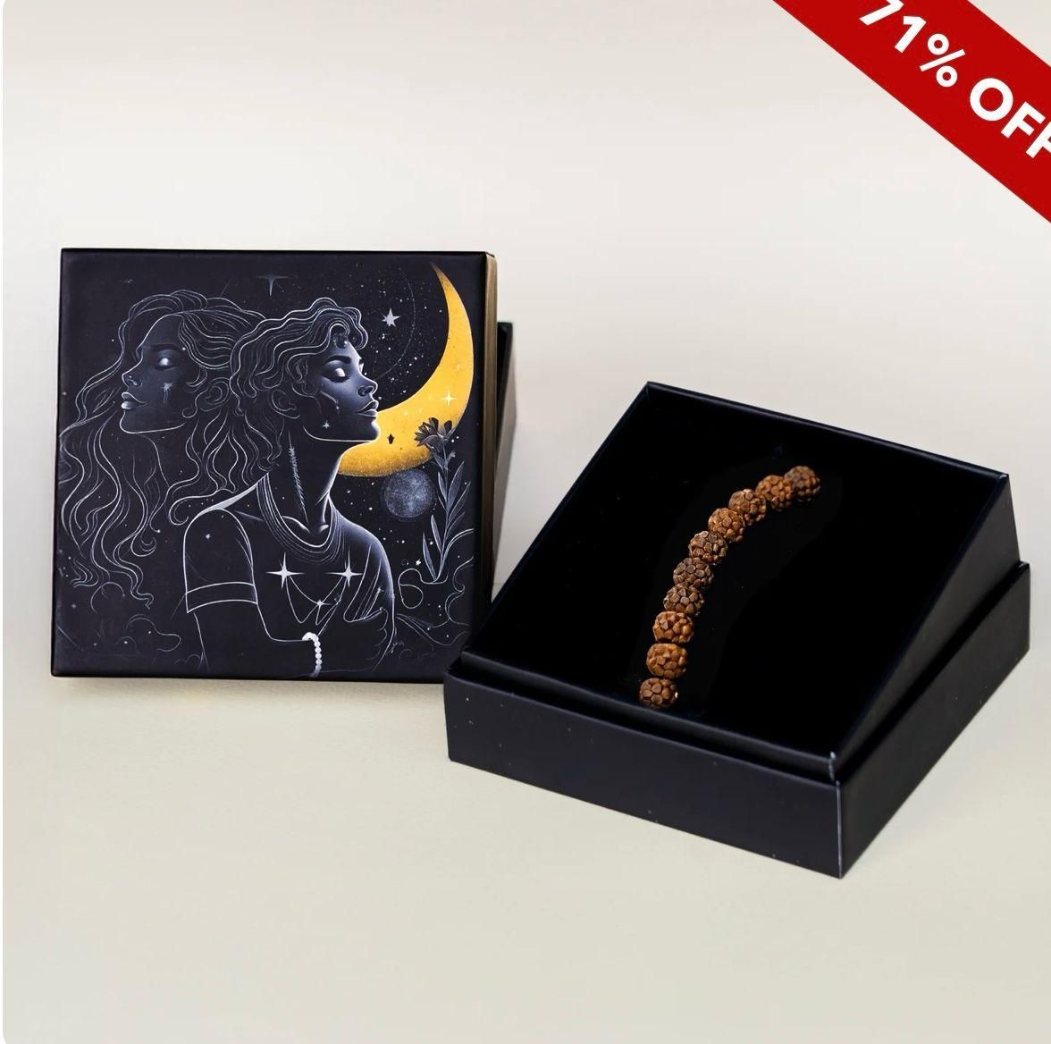 Handmade 5 Mukhi Rudraksha Bracelet