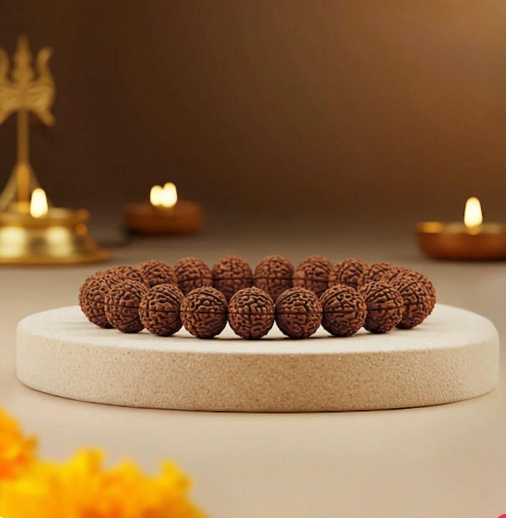 Handmade 5 Mukhi Rudraksha Bracelet